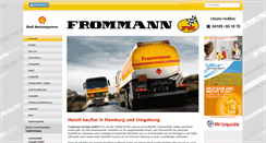 Desktop Screenshot of frommann-oel.de